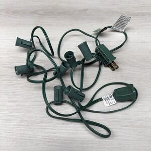 Vintage Noma Bubble Lites 7’ Power Cord 7 Lamps Tested No Liquid